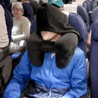 在飛比找樂天市場購物網優惠-睡枕 充氣u型枕旅行枕護頸枕午休充氣枕頭旅行枕便攜飛機 - 