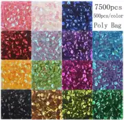 Cup Sequins round Iridescent Spangles Craft Loose Sequins 6Mm Rainbow Sequin Bul