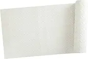 Maxwell & Williams Table Accents Leather Look Runner 30x150cm Ivory Plait