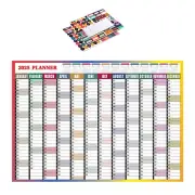 Wall Calendar Poster 2025 12 Month Annual Yearly Calendar Planner