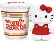 Cup Noodles® x Hello Kitty® "Fork & Bow" Interactive Plush