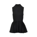 [ALAIA] ALAIA Knitted top with godet Woman 36 36 Black