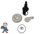 Diverter Valve Spa Gray Hot Tub O-Ring Textured Cap Stem Kit Reinforced Handle