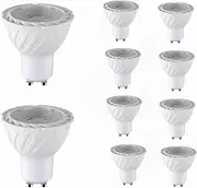 CYLED 7W Led Lamps 50W Halogen Lamp Equivalent 600Lm Warm White 3000K 45 Beam Angle Led Spot Light Bulbs Pack of 10 Units