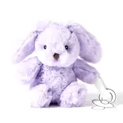 Jiggle & Giggle Polyester 16cm Bunny Dummy/Pacifier Clip Plush Toy Lilac 0m+