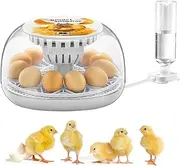 AODOO Incubators for Hatching Eggs, 12 Eggs Incubator with Automatic Egg Turning, Temperature, Humidity Control and Auto Water Replenishment, Egg hatcher for Chicken, Duck, Goose, Quail