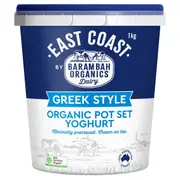 Barambah Organics Greek Style Pot Set Yoghurt 1kg