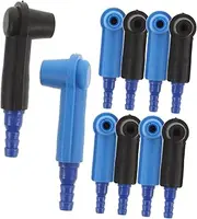 HEALEEP 10pcs Reverse Brake Bleeder Kit Brake Fluid Exchange Connector Adapters for Cars Motorcycles and Trucks Fit and Easy Identification