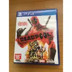 PS4 死侍 DEADPOOL ENGLISH 英文版 光碟無刮