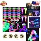Complete Glow Party Kit: 248 PCS with Foam Glow Sticks, LED Glasses & Bracelets