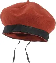 [LIFKOME] 1 PC Lamb Wool Beret Hat Cute and Creative Cap for Everyday Wear and Outdoor Activities Warm and Stylish Design Orange