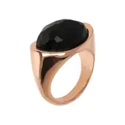 Bronzallure Felicia Black Onyx Ring
