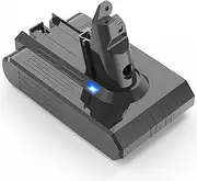21.6V 4000mAh Replacement Battery for Dyson V6 Series Vacuum Cleaners DC58 DC59 DC61 DC62 DC72 DC74 SV03 SV04 SV05 SV06 SV07 SV09 595 650 770 880 Vacuum