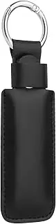 Microfiber Leather USB Flash Drive Case - Anti Lost USB Flash Drive Holder Protective Cover with Keychain, Small Portable Storage Carrying Case for USB Flash Drive (1PC, Black)