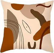Pillow Cover Japandi Cushion Cover Morandi Style Art Polyester Throw Pillow Covers Throw Pillow Covers Modern Cushion Cover Chaise Living Room Sofa Decoration 40x40 cm