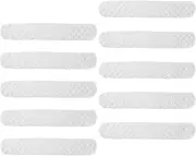 Ghjkldha Under Bra Sweat Liners, Cotton Breast Pads, 10X Reusable Moisture-Wicking Skinfold Separators, 17.32 x 3.26 Inches, Ideal for Underboob, Tummy, Postpartum, Hot Weather Comfort