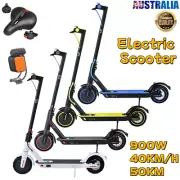 Electric Scooter 900W 40KM/H 50KM Foldable Portable Travel Adult E-Bike w/ Seat