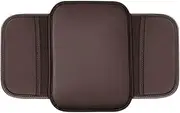 FJMQHU Car Center Console Cover Arm Rest Cushion Protector Universal Premium Comfortable Auto Armrest Cover for Car SUV Sedan, Brown
