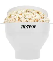The Original Hotpop Microwave Popcorn Popper Silicone Popcorn Maker Collapsib...