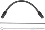 Milk Hose Tubing - 2 M Milk Tube Silicone Pipe Automatic Coffee Machine | Milk Tube Suction with Cleaning Brush Applicable to 3 Mm Super-Automatic Espresso Coffee Machine