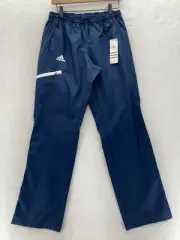 Adidas Climaproof WindBreaker Pants Women's Small Blue Woven Ankle Zip Outdoors
