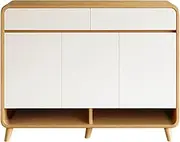 Foret 100cm Shoe Cabinet Modern Shelf Drawer Large Storage Rack Wood Cupboard