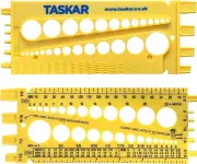 Nut, Bolt & Screw Measuring Gauge Imperial & Metric Size & Thread Pitch