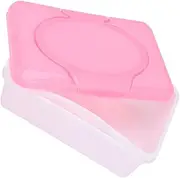 DRESSOOS Box Wipes Dispenser Refillable Wipe Holder for Diaper Bags Tissue Storage Case Prevents Drying One Handed Use Modern Design