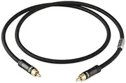 Male to Male Coaxial Music Cable for HiFi Sound High Fidelitys Sound Transmission Ensuring Stable Connection