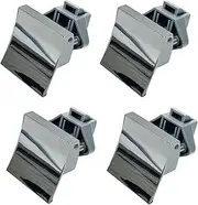 MAX COOL 4PCS Square Door Handle Push Locks Marine Latch Suitable for Caravan RV Marine Cupboard Latch Knob