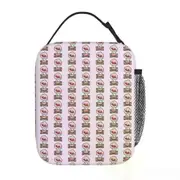 c501 Funky Apeach Lunch Bags Insulated Lunch Tote Waterproof Bento Box Resuable Picnic Bags for Woman Work Children School k501