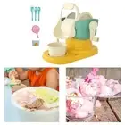 Kids DIY Ice Cream Maker Multipurpose Homemade Slushy Machine Portable Edible