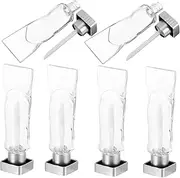 LIFKOME 6Pcs Mini Refillable Lip Gloss Tubes Squeezable Containers for DIY Lip Gloss Balm Lightweight Plastic Vials Leak Design for Travel and