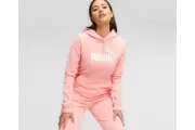 Puma Women's Essentials Logo Hoodie - Peach Smoothie-S