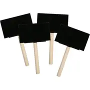 The Art Studio Foam Brushes 100mm (4 Pack)