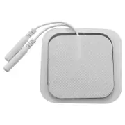10pcs Electrode Pads For Tens Digital Therapy Machine Self Adhesive Reusable with 2mm Plug for TENS 3000, EMS Digital Therapy Machine MassagerMach...