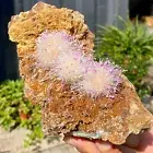 1.66LB Natural Moroccan cobaltite and symbiotic crystal quartz Specimens mineral