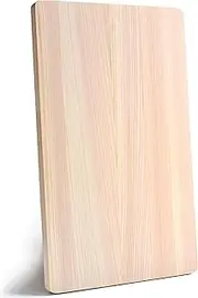 YAMASAN Kyoto UJI Japanese Hinoki Cutting Board - Medium- Natural Cypress Wood Cutting Board, Kitchen Chopping Board, High Durability, Made in Japan (15.35×8.66×0.59 inch) (Medium)