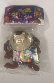 McDonalds 1996 Warner Brothers Space Jam Movie Taz Plush Toy Sealed