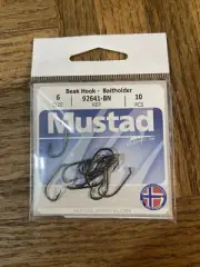 Mustad beak baitholder hook size 6