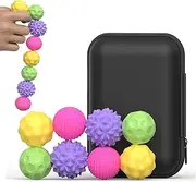Magnetic Sensory Fidget Ball Toy, Attracting Stress Ball with Silicone Shell for Adults and Teens, Peace of Hands and Anxiety Mind, Fun Stress Free Magnet Balls. (Mix)