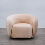 Curvo Occasional Armchair - Velvet Shell