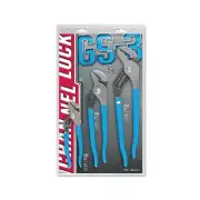 Channellock Tongue And Groove Straight Jaw Plier Set, 4 Pc, 6.5 Inches L