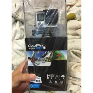 大降價！！GoPro hero4 black 最頂級黑色旗艦版 保證全新未拆封保固到2018！