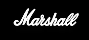 Marshall Amp Logo White Sticker Decal Vinyl Music 300mm long