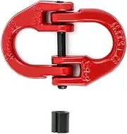 Hammerlock G100 Forged Coupling Link Alloy Steel 5/8" Connecting Link 18,000 LBS Working Load Mechanical Coupling Link Safety Chain Connecting Link, Max Break Capacity 70,600 LBS
