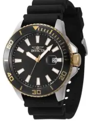 Pro Diver Quartz 3 Hand Black Dial Men Watch