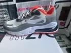 AIR MAX 270 REACT WHITE GREY RED CT1264-100 Mens Sneakers