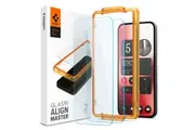 SPIGEN Nothing Phone (2a) / Plus Screen Protector, Genuine Tempered AlignMaster 2 PCS Glass Cover for Nothing - Clear
