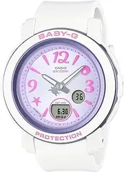 [Baby-G] Women's BGA290US-6A Analogue-Digital Watch, White, 45.2 x 41.5 x 10.1 mm